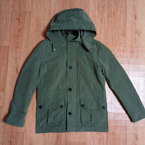 타미힐피거(정품) 남성 후드 자켓 (카키) (95) (상태 최상급)