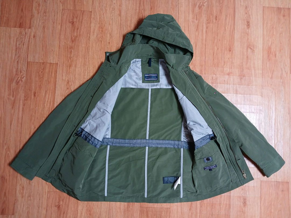 타미힐피거(정품) 남성 후드 자켓 (카키) (95) (상태 최상급)--3