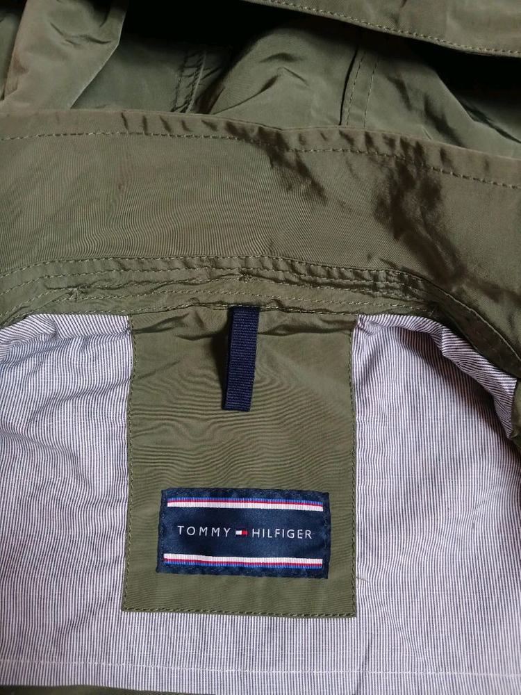 타미힐피거(정품) 남성 후드 자켓 (카키) (95) (상태 최상급)--4