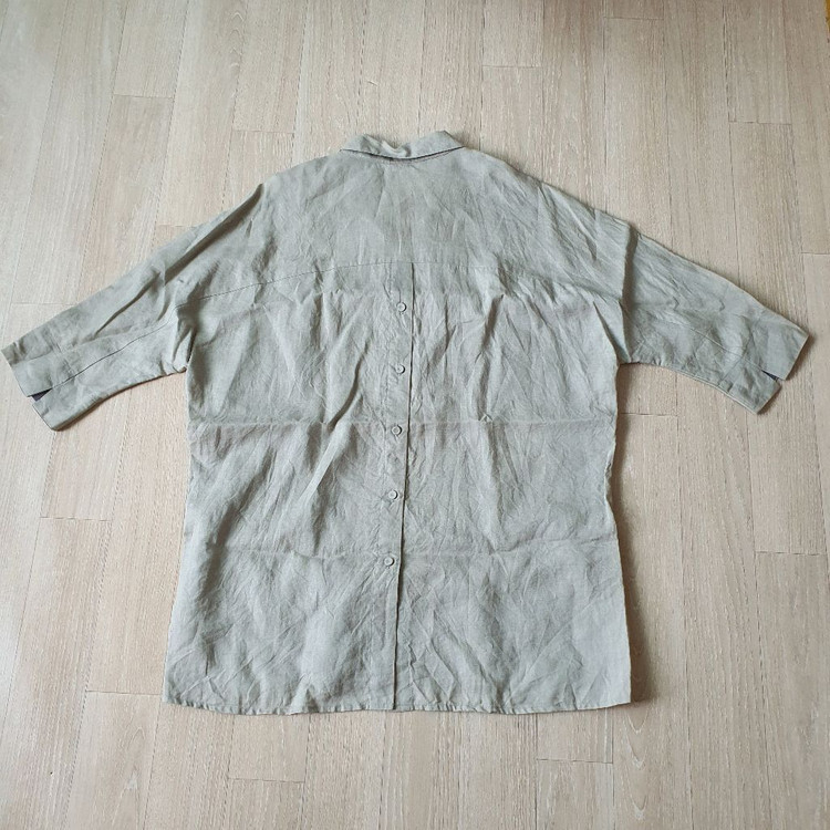 지센 여성 반팔 셔츠--1