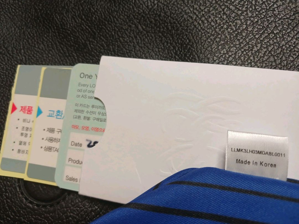 루이까또즈(정품) 남성 가죽 클러치백, 노트북 파우치, 다용도 사용 (블랙) (상태 깨끗하고 좋아요)--7