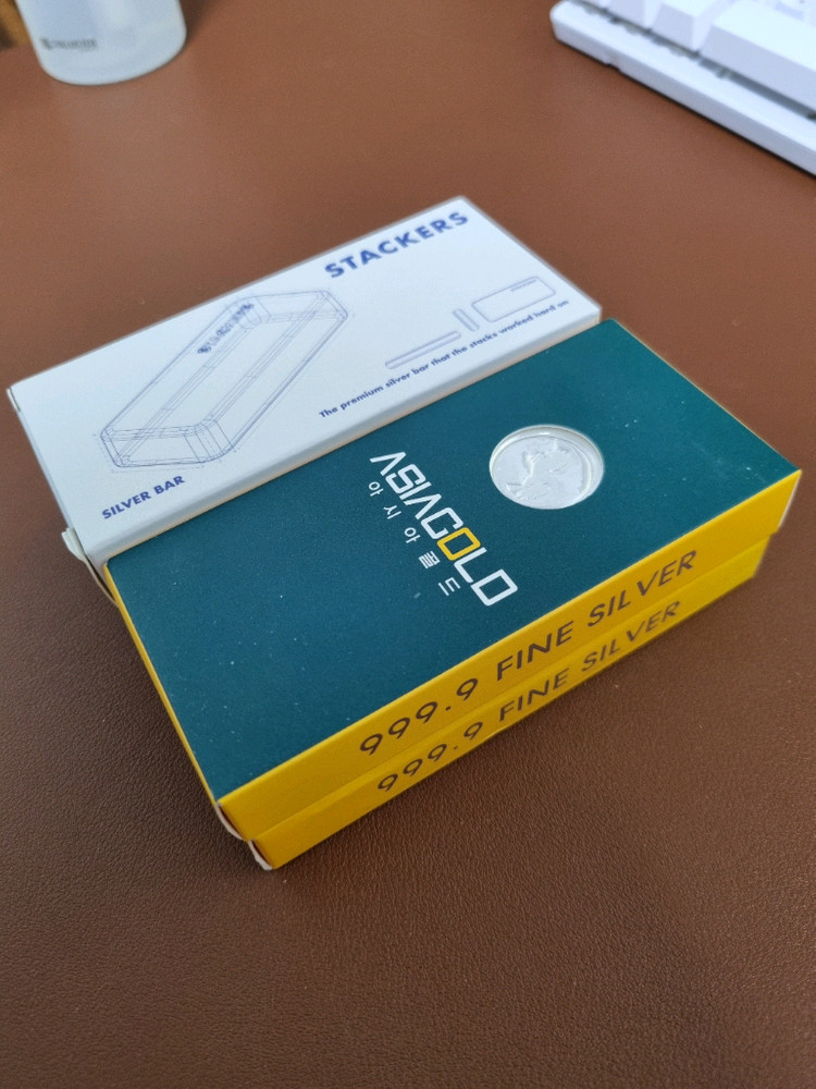 스태커스,아시아골드 실버바--1