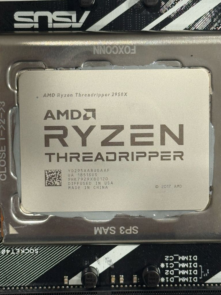 고성능 ASUS PRIME X399-A 메인보드와 AMD Ryzen Threadripper 2950X CPU,--2