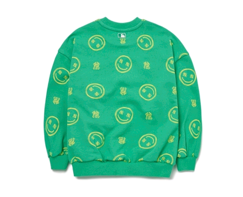 쿨거래시 6만9천택포! 미착용 새제품 MLB 맨투맨 상하세트 남아여아 공용 세트 커플 상하복세트 사이즈 110 이미지