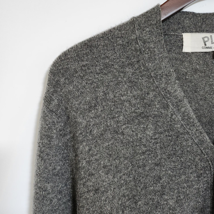 [M] 꼼데가르송 차콜 골드와펜 남성 가디건 AZ-N050--3