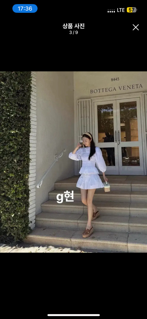 새상품) 더로랑 바비 튤 미니 스커트 블랙 화이트 M 이미지