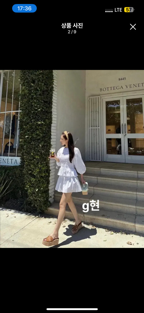 새상품) 더로랑 바비 튤 미니 스커트 블랙 화이트 M 이미지