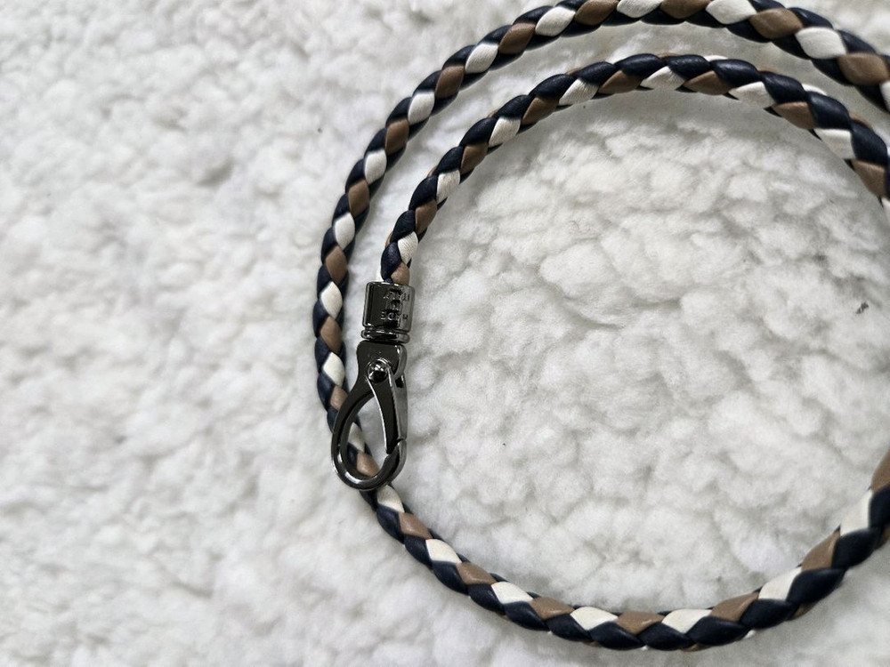 TODS 토즈 송아지가죽 위빙 팔찌--3