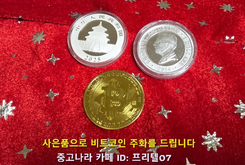 1온스 은화 2개 팝니다 (판다 은화+토켈라우 은화)--3