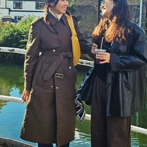 버버리 퀼팅 트렌치코트 패딩 이미지