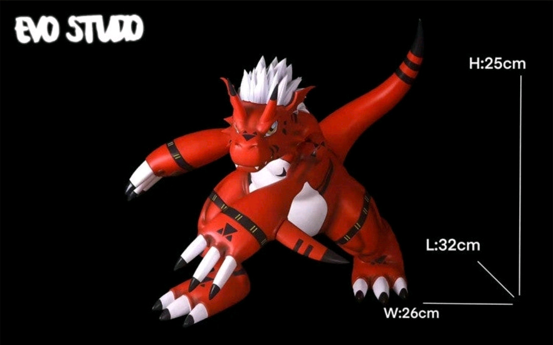 [미개봉] EVO 그라우몬 디지몬 테이머즈 피규어 디지몬 피규어 디지몬 레진--1