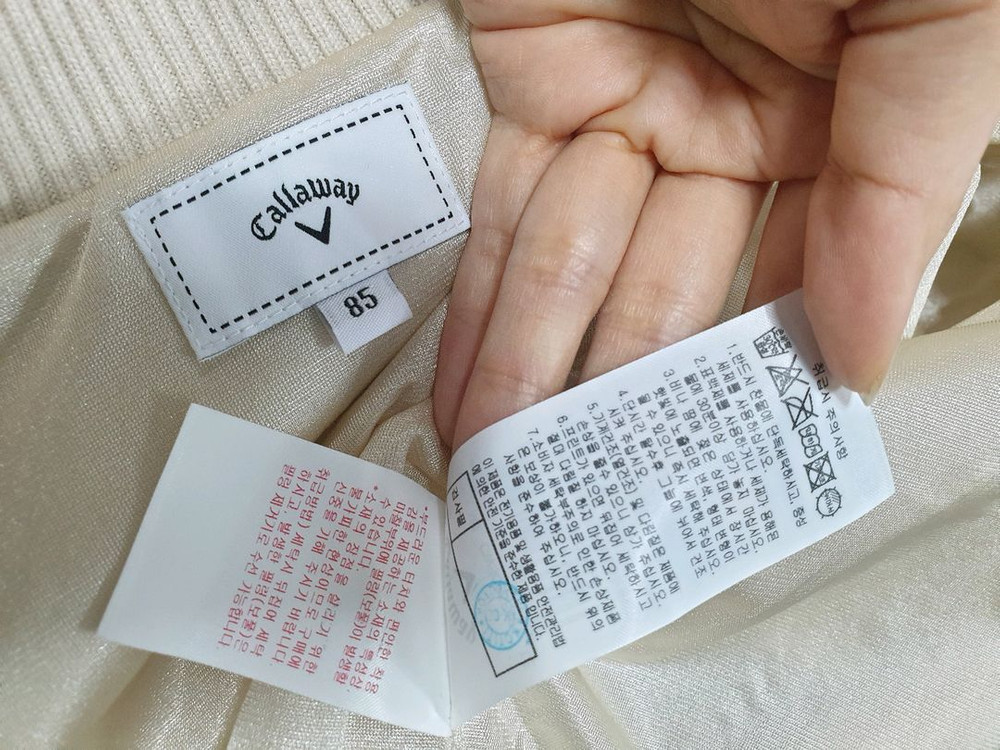 캘러웨이 골프 여성 방풍 집업 가디건/85/55--4