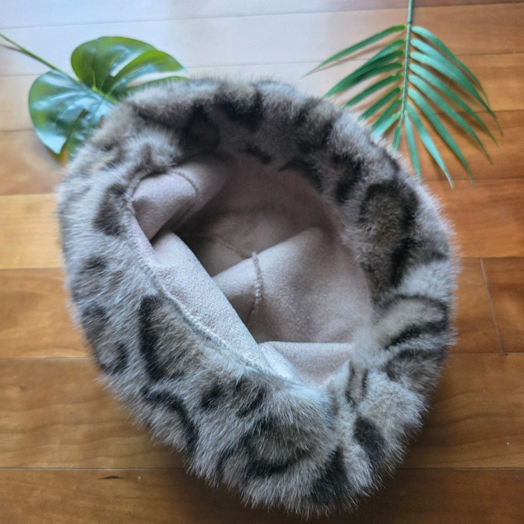 여성용 레오파드무늬 모자 - New--2