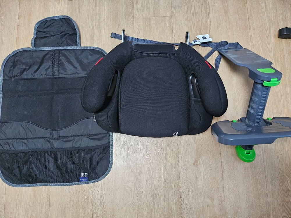 폴레드부스터 카시트 +니가드 키즈3+매트보호매트--0