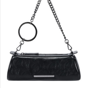 (풀패키지) 트리밍버드 O ring Chain Barrel Mini Bag [ Black ]