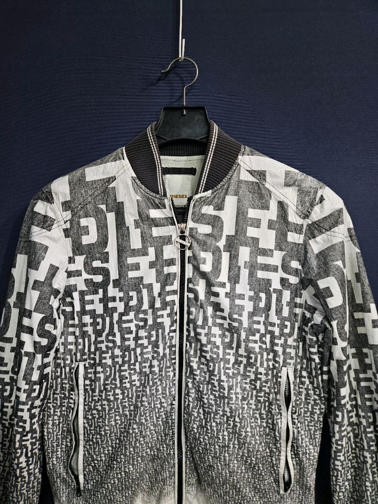 디젤 문양 남성 슬림핏 95 숏자켓--6