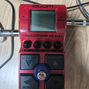 Zoom ms60b+ 베이스기타 멀티이펙터팝니다.