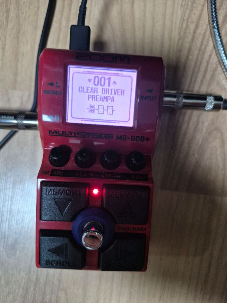 Zoom ms60b+ 베이스기타 멀티이펙터팝니다.--1