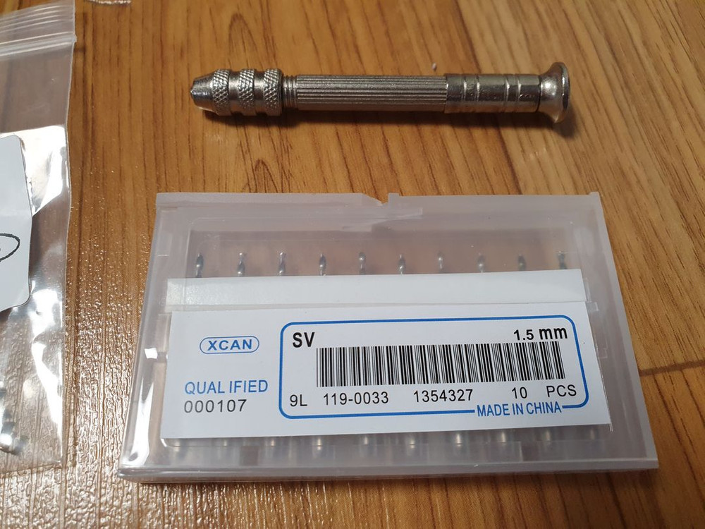 G102 부품용 + 스위치 + 인코더 + 구리 리벳 일괄 고장 핫스왑 카일 후아노 저소음 드릴 1.5mm--5