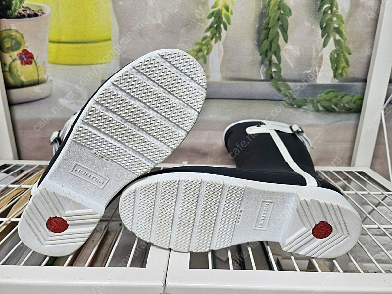 헌터 여성 숏 레인부츠 225 리파인드 슬림핏 콘트라스트 숏부츠 LB38--4