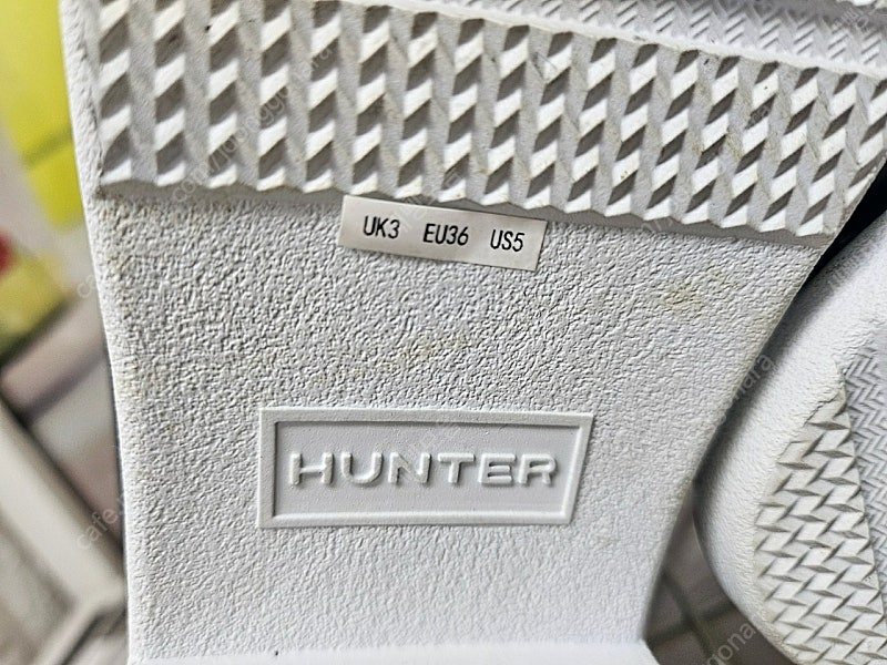 헌터 여성 숏 레인부츠 225 리파인드 슬림핏 콘트라스트 숏부츠 LB38--5