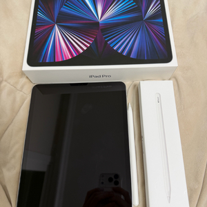 아이패드 프로11 3세대 m1 128gb 실버 + 애플펜슬 2세대