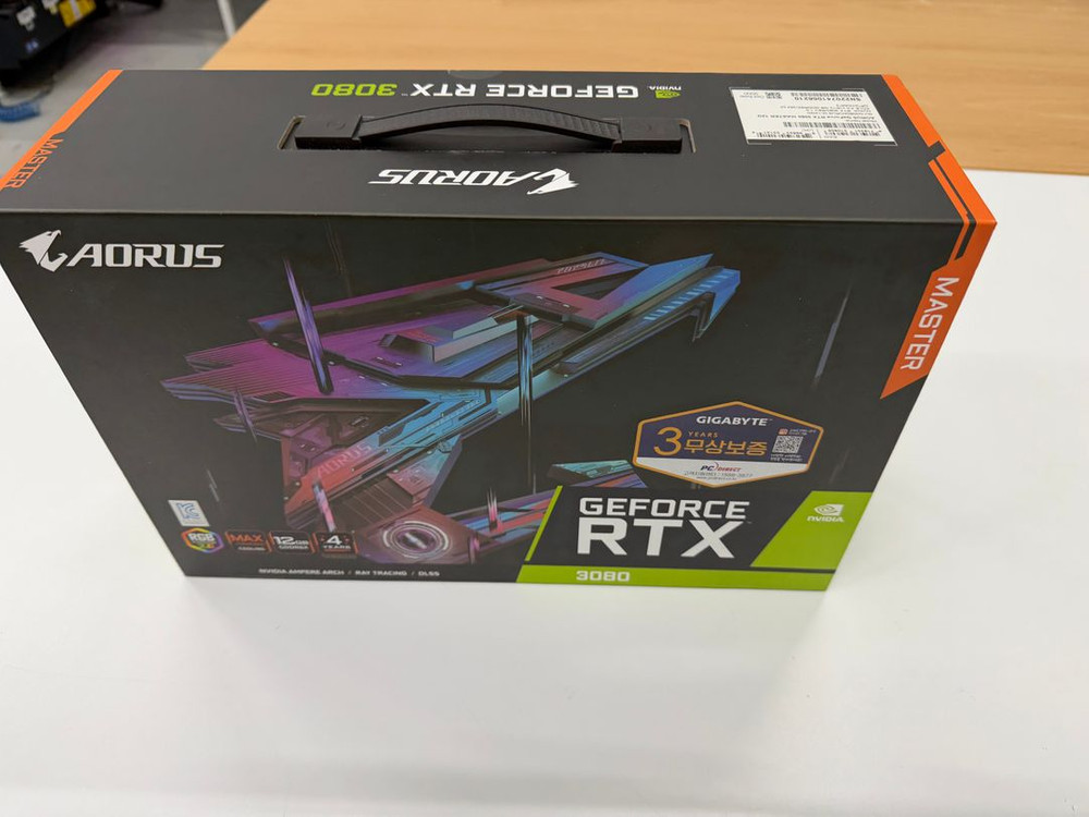 gigabyte 기가바이트 RTX 3080 12G 어로스 마스터 aorus master 팝니다.--0