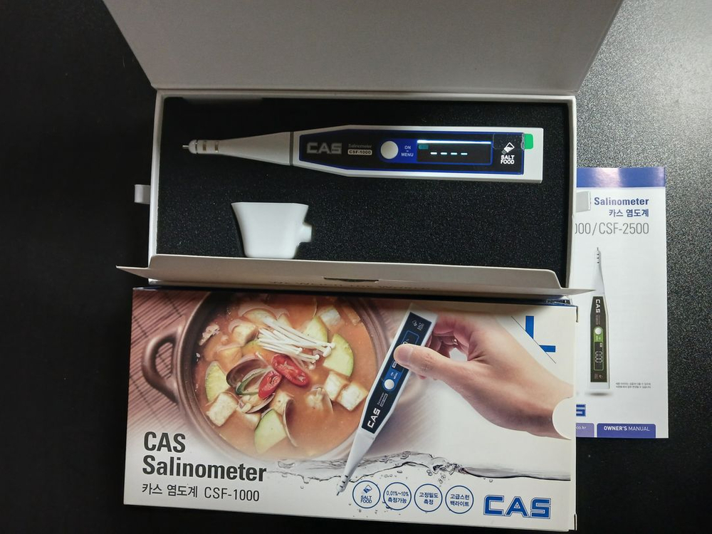 CAS 카스 염도계 CAS 카스 디지털 염도계 CSF-1000 염도측정기--1