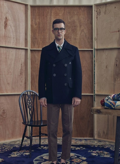 비바스튜디오 클래식 해군 피코트 네이비 S 이미지