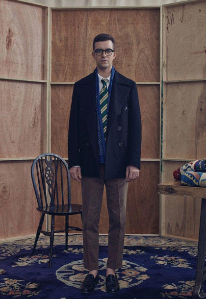 비바스튜디오 클래식 해군 피코트 네이비 S 이미지