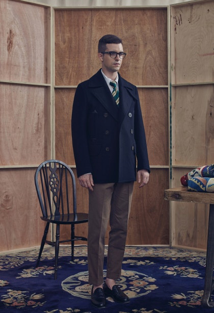 비바스튜디오 클래식 해군 피코트 네이비 S 이미지