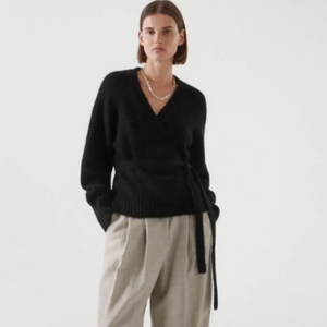 cos 코스 릴랙스드 울 모헤어 니트 가디건 S