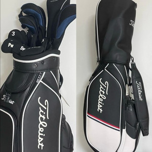 남성 새상품) 골프 입문용 타이틀리스트 캐디백 / 프로라인 골프채 풀세트 일괄 이미지