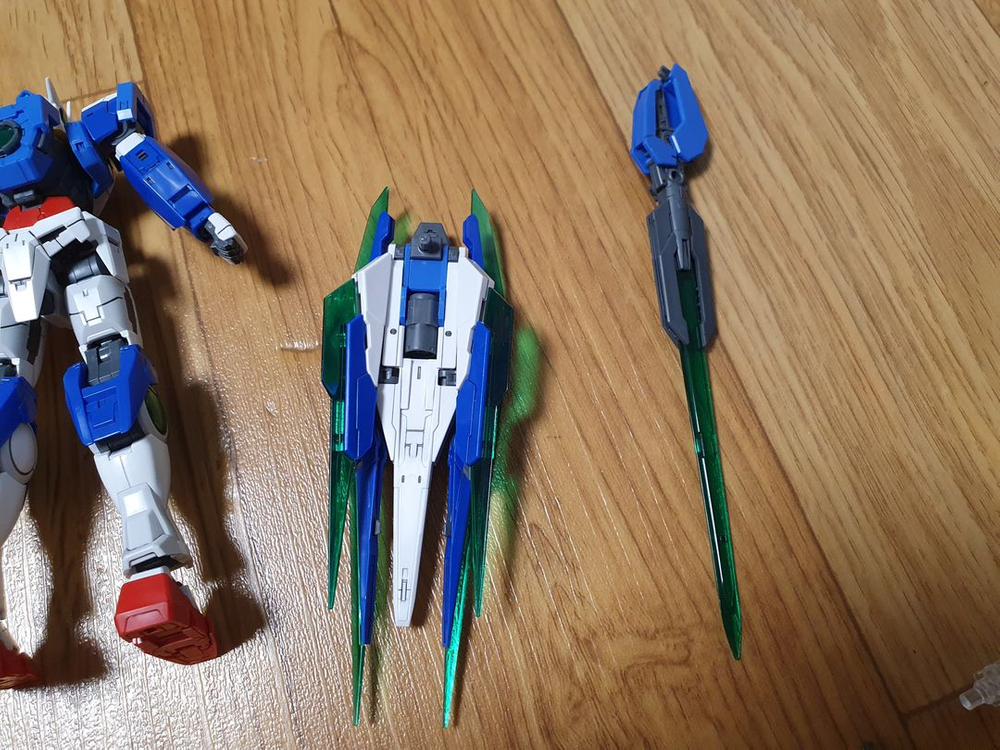 RG 더블오 퀀터 가조 순조 조립 건담 건프라--5