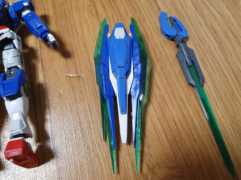 RG 더블오 퀀터 가조 순조 조립 건담 건프라--4