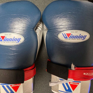 위닝 글러브 16온스 레이스 네이비 실버