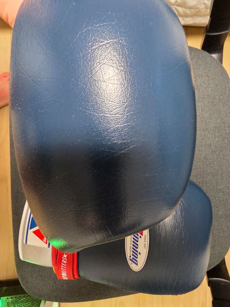 위닝 글러브 16온스 레이스 네이비 실버--2