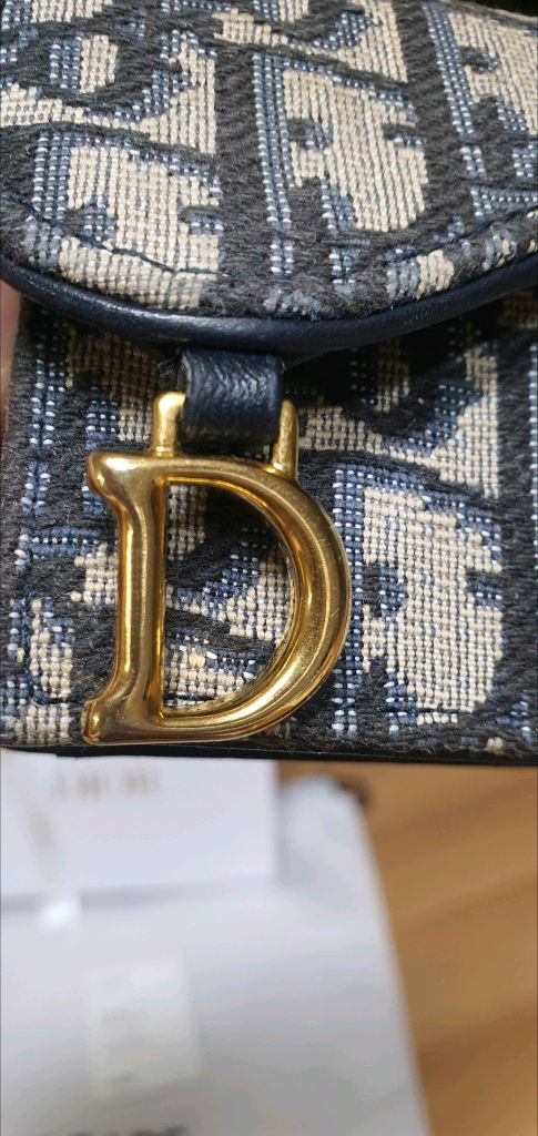 디올 오블리크 카드지갑 반지갑 정품S급(감정서O)구찌프라다루이비통고야드샤넬셀린느보테가생로랑버버리발렌시아가가방--3