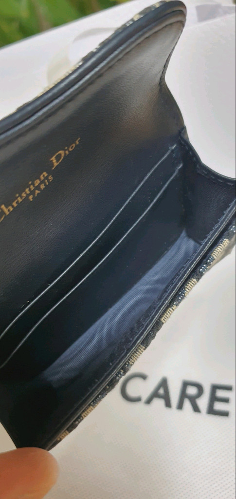 디올 오블리크 카드지갑 반지갑 정품S급(감정서O)구찌프라다루이비통고야드샤넬셀린느보테가생로랑버버리발렌시아가가방--7