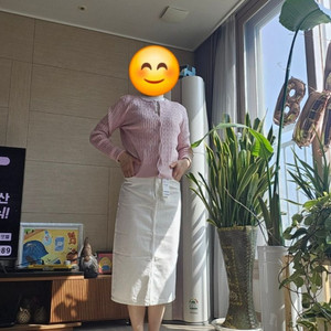 (새상품) 탑텐 데님 스커트 M