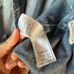 루이비통 모노그램 반다나 데님 셔츠 판매 합니다.