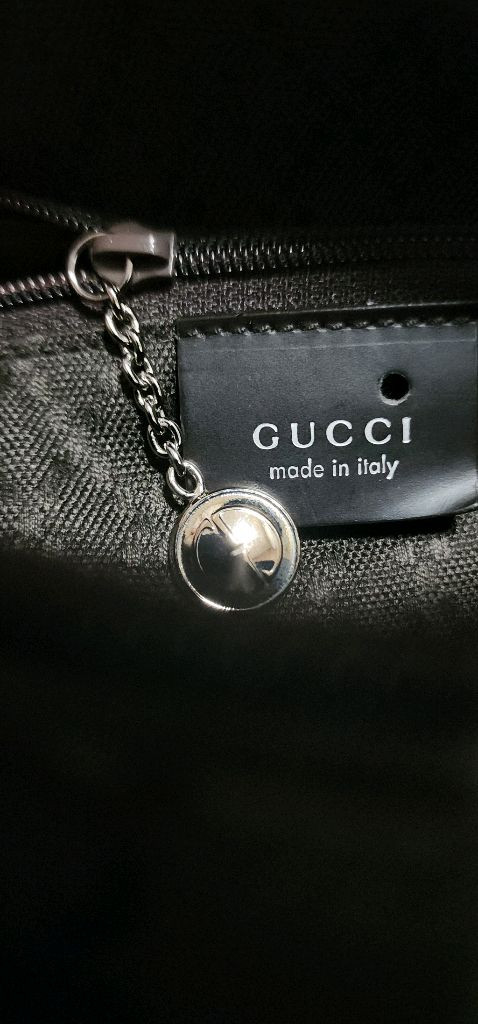 구찌 나일론 지퍼 숄더백--5