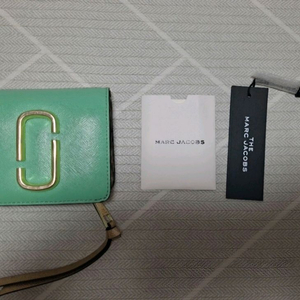 마크제이콥스 컴팩트 지갑 반지갑 골드 민트