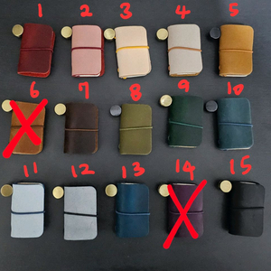 다꾸 초미니 가죽 다이어리 13종