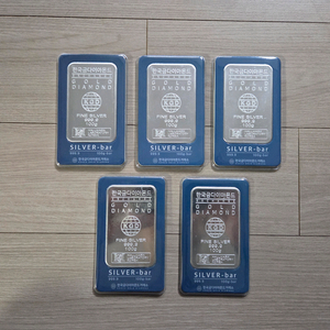 한국금다이아몬드 실버바 100g 포나인 (새제품)