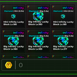 (매진)쓰나미 브레인롯 다이야 인피니티 럭키블럭 이미지