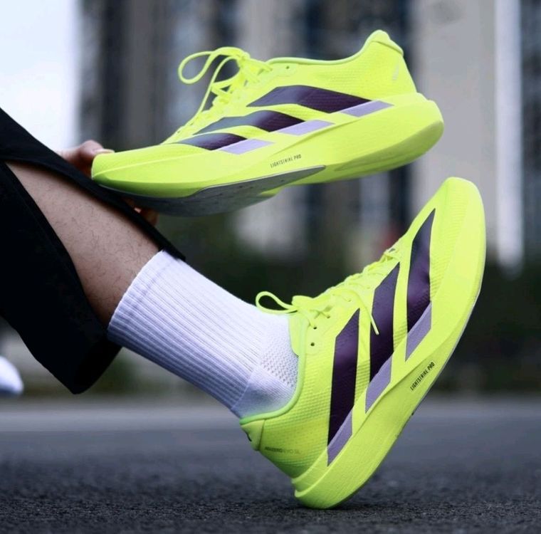 아디다스 아디제로 EVO SL 에보슬 에보 sl우븐 265 형광 새상품--1