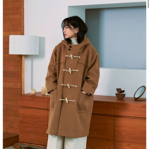 [1Size] malen 말렌 유니섹스 더플코트 베이지 떡볶이코트