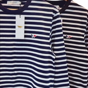 메종키츠네스프라이틉롱슬리브긴팔남녀공용