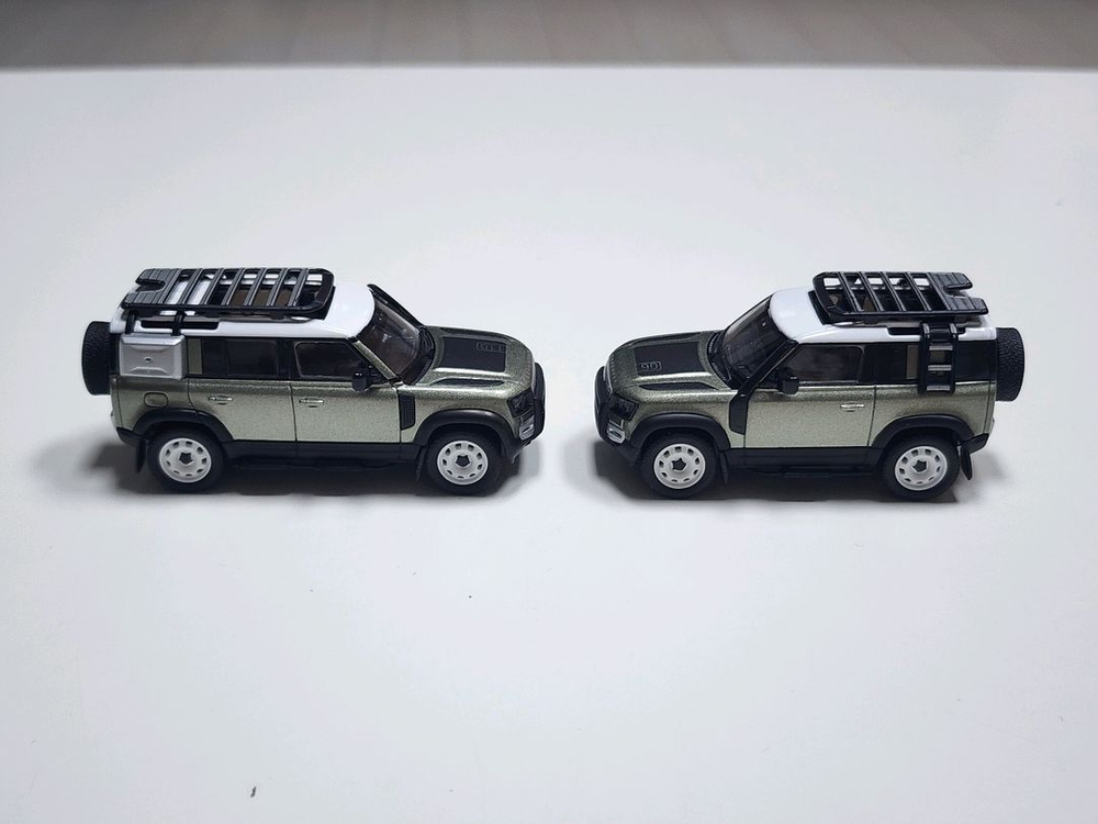 1:64 AR BOX 랜드로버 디펜더 2대 일괄 다이캐스트 이미지